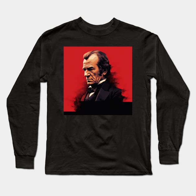 Andrew Johnson Long Sleeve T-Shirt by ComicsFactory